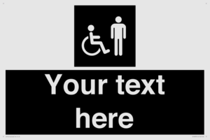 Custom information: black panel disabled and male